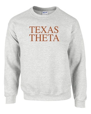 Grey Sweatshirt (Texas) - Theta