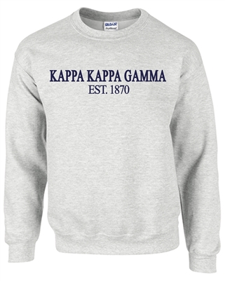 Grey Sweatshirt (Classic Style) -Kappa