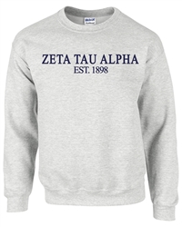 Grey Sweatshirt (Classic Style) -Zeta
