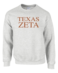 Grey Sweatshirt (Texas) - Zeta