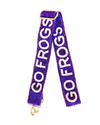 Go Frogs Beaded Purse Strap