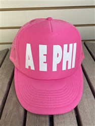 A E Phi All Pink Trucker