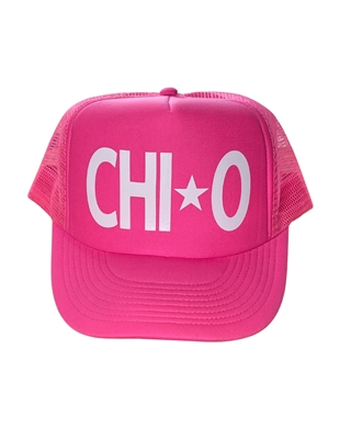 Chi Omega All Pink Trucker