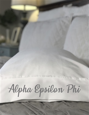 Monogrammed Pillowcase - AEPhi