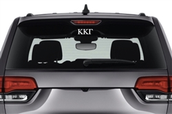 Kappa Kappa Gamma Sorority Car Decal