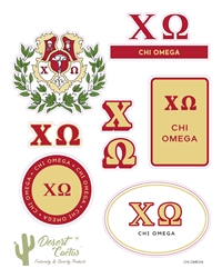 Traditional Stickers - Chi O