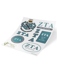Traditional Stickers - Zeta