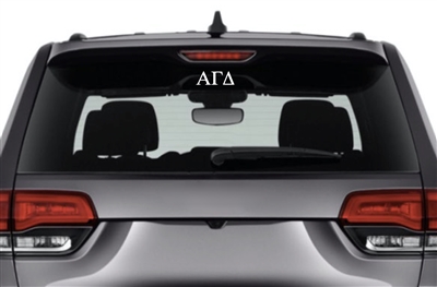 Alpha Gamma Delta Sorority Car Decal