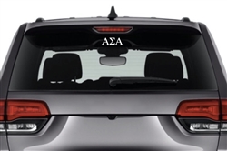 Alpha Sigma Alpha Sorority Car Decal
