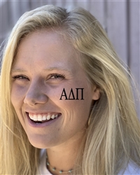 Face Tattoos - Alpha Delta Pi