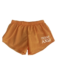 TEXAS- Orange Shorts - Alpha Chi