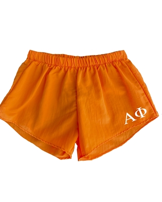 Orange Sorority Shorts - Alpha Phi