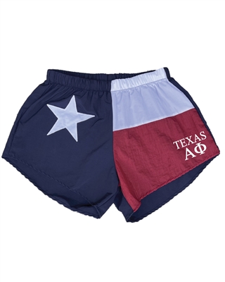 TEXAS- Texas Flag Shorts - Alpha Phi