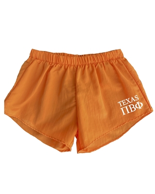 TEXAS- Orange Shorts - Pi Phi