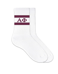 Alpha Phi Crew Socks
