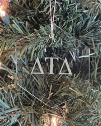 Custom Fraternity Etched Ornament (Choose your Fraternity)