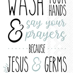 Jesus & Germs Guest Towel