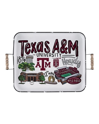 Large Collegiate Tray - A&M