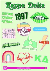 Girl Power Stickers - Kappa Delta