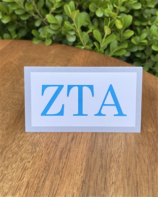 Zeta Tau Alpha Enclosure Cards