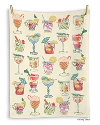 WS Cocktail Tea Towel