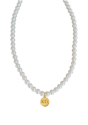 Pearl Necklace -  Chi Omega