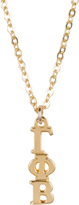 SP Gold Lavalier Necklace - Gamma Phi