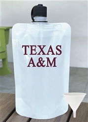 Texas A&M 8oz Disposable Flask